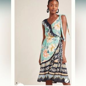 Anthropologie Monica Wrap Dress
